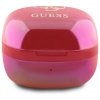 Guess słuchawki Bluetooth GUTWSJ144ESF   TWS + stacja dokująca fuksja/fuschia Iridescent 4G Printed Logo